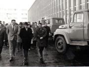 Vizita lui Nicolae Ceauşescu, secretar general al P.C.R., la Uzinele „Steagul Roşu” din Braşov. (5 noiembrie 1969).