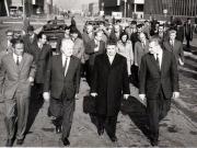 Vizita de lucru a lui Nicolae Ceauşescu, secretar general al P.C.R., la Uzinele „Tractorul” din Braşov.(5 noiembrie 1969).