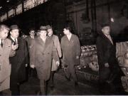 Vizita de lucru a lui Nicolae Ceauşescu, secretar general al P.C.R., la Uzinele „23 August” din Capitală.(8 noiembrie 1969).