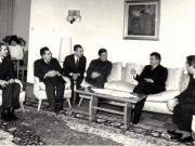 Nicolae Ceauşescu, secretar general al P.C.R, a primit – la Predeal – pe Omann Sigurd, preşedintele Partidului Socialist Popular din Danemarca.    (8 ianuarie 1970).