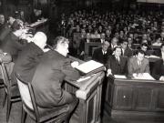 Nicolae Ceauşescu în timpul lucrărilor Sesiunii a IV-a a celei de-a şasea legislaturi a Marii Adunări Naţionale.(25 martie 1970).