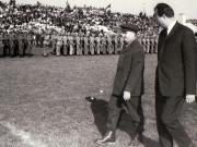 Nicolae Ceauşescu, secretar general al P.C.R., în timpul vizitei de lucru la Piatra Neamţ.  (27  aprilie 1970).