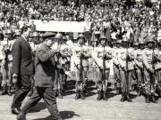 Nicolae Ceauşescu, secretar general al P.C.R, în timpul vizitei de lucru efectuată în judeţul Neamţ.(27 mai 1970).