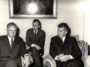 Primirea la Nicolae Ceauşescu a lui Alexei Kosâghin, preşedinte al Consiliului de Miniştri al U.R.S.S., cu prilejul semnării tratatului de prietenie dintre România şi U.R.S.S.    (7 iulie 1970).