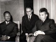 Vizita preşedintelui Republicii Africa Centrală, g-ral Jean Bedel Bokassa.     ( iulie 1970).
