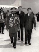 Vizita preşedintelui Republicii Africa Centrală, g-ral Jean Bedel Bokassa.     ( iulie 1970).