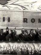 Manifestaţia oamenilor muncii din Capitală cu prilejul Zilei de 23 August 1970 – tribuna oficială. (23 august 1970).