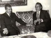 Primirea la Nicolae Ceauşescu a lui Santiago Carilio, secretar general al Partidului Comunist din Spania. (2 septembrie 1970).