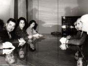 Primirea la Nicolae Ceauşescu a delegaţiei Partidului Comunist din Peru. Convorbirile oficiale.  (5 noiembrie 1970).