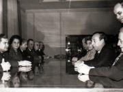 Vizita în  R.S.R. a lui Dolores Ibaruri – primirea de către Nicolae Ceauşescu.        (23 decembrie 1970).