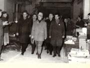 Vizita de lucru a lui Nicolae Ceauşescu, secretar general al P.C.R., preşedintele Consiliului de Stat al R.S.R la Uzina mecanică Mârşa.   (5 ianuarie 1971).