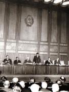 Plenara C.C. al P.C.R. din 11 februarie 1971. Aspect din timpul desfăşurării lucrărilor.   (11 februarie 1971).