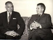 Primirea la Nicolae Ceauşescu a savantului atomist american Glenn Seaborg. (20 septembrie 1971).