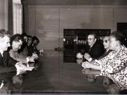 Primirea la C.C. al P.C.R. a delegaţiei oficiale de partid din Guadelupa – convorbirile oficiale. (27 sept. 1971).