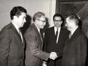 Primirea de către Nicolae Ceauşescu a delegaţiei Partidului Comunist din Mexic condusă de primul secretar, Arnaldo Martinez Verdugo. (octombrie 1971).