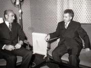 Primirea lui Nicolae Ceauşescu la şahinşahul Iranului, Mohamed Reza Pahalavi Aryamer, cu prilejul aniversării a 2500 de ani de la întemeierea statului persan.(octombrie 1971).