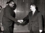 Primirea la Nicolae Ceauşescu a reprezentanţilor personali ai preşedintelui Sudanului, Numeiri.(13 decembrie 1971).