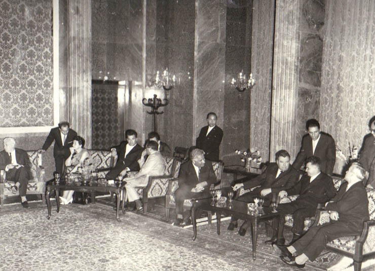 Aspect de la recepţia oferită de C.C. al P.C.R., Consiliul de Stat şi Consiliul de Miniştri cu ocazia zilei de 23 August