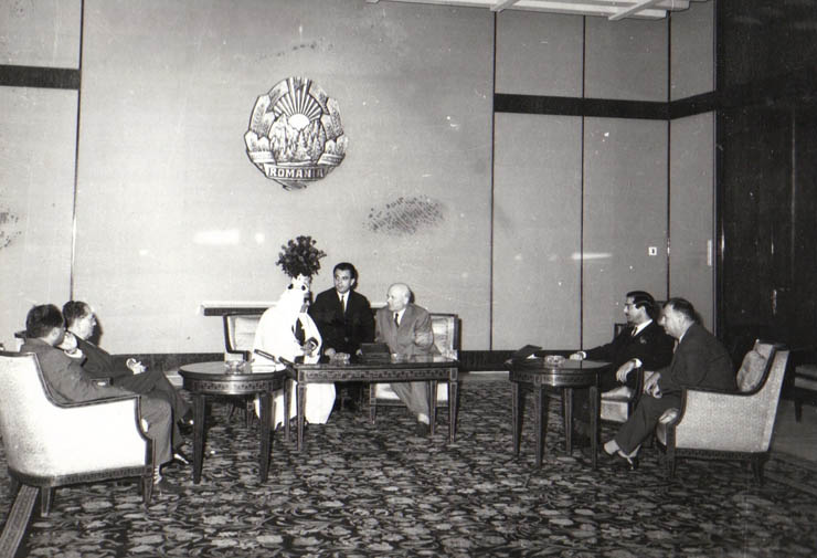 Chivu Stoica l-a primit pe ministrul comerţului şi industriei al statului Kuweit, Abdallah Al Jaber Sabah