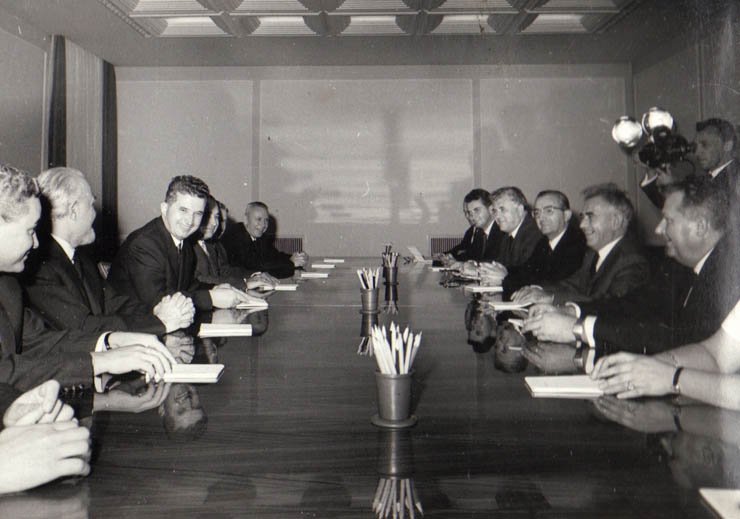 Primirea delegaţiei Scupştinei Federale a R.S.F. Iugoslavia la C.C. al P.C.R.