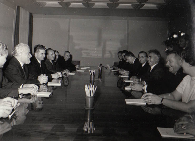 Primirea delegaţiei Scupştinei Federale a R.S.F. Iugoslavia la C.C. al P.C.R.