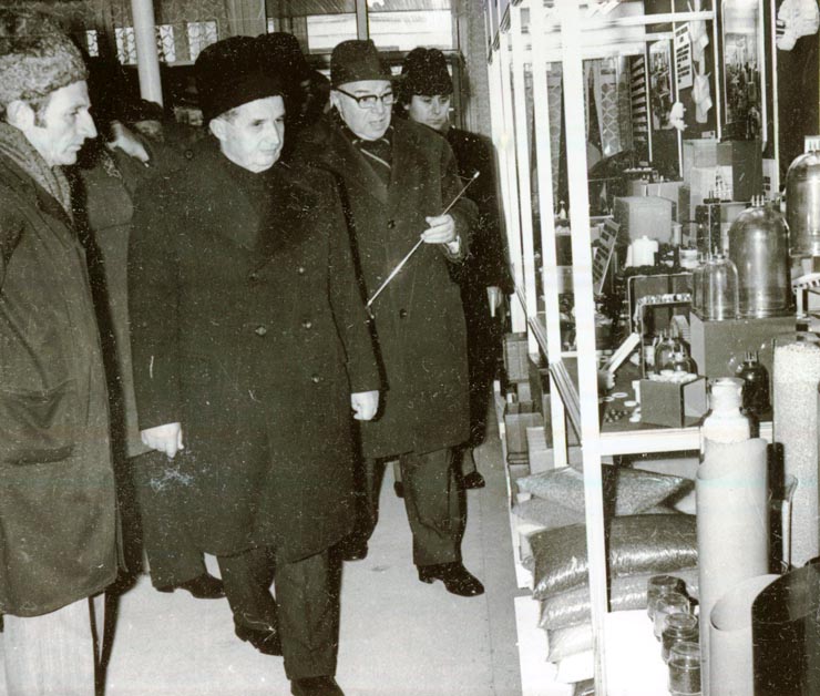 Vizita de lucru a preşedintelui Nicolae Ceauşescu la Întreprinderea de prelucrare a maselor plastice din Capitală.(26.XII.1978)