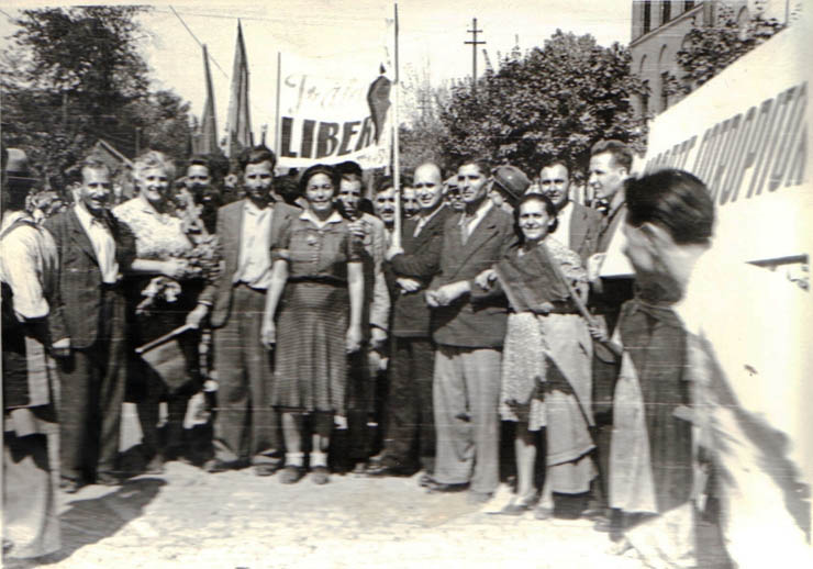 Întâmpinarea Armatei Roşii (Colentina). Neagru Andrei, Emil Popa, Dulbergher.