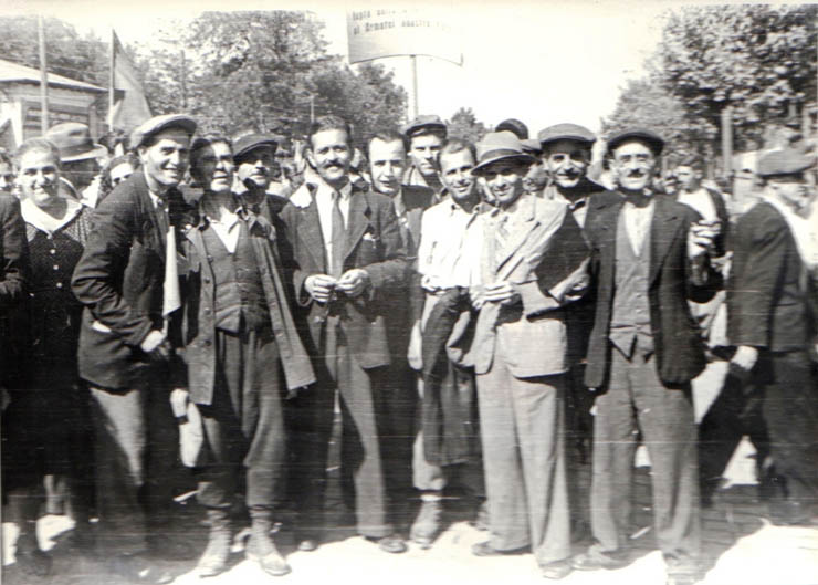 Întâmpinarea Armatei Roşii (Colentina). Moş Niculim Cioroiu, David Ilie.