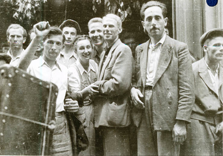 Întâmpinarea Armatei Roşii (Colentina). Pastanschi, Zilberman.