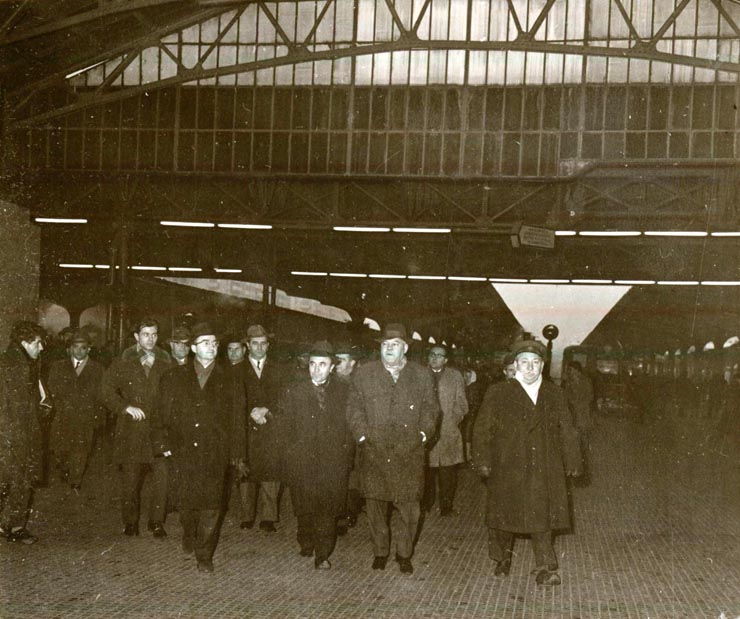 Sosirea delegaţiei guvernamentale a R.S.F. Iugoslavia, condusă de Aleksander Grlicikov, ce va participa la a III a sesiune a Comisiei mixte româno – iugoslave(12 I 1967)