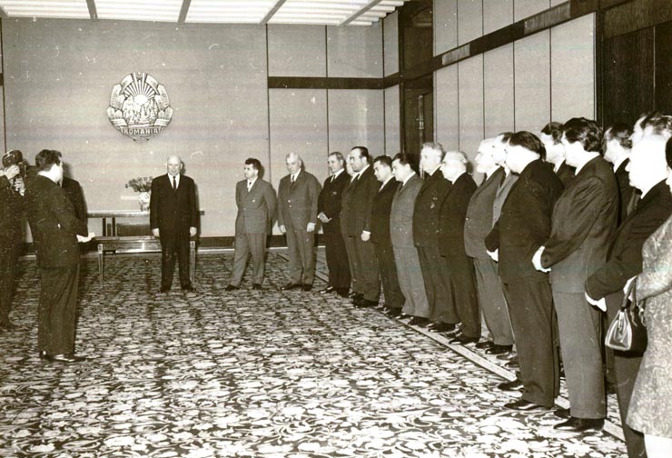 Conferirea Ordinului „Steaua Republicii Socialiste România” clasa I, lui Mihai Dalea. (20 I 1967)
