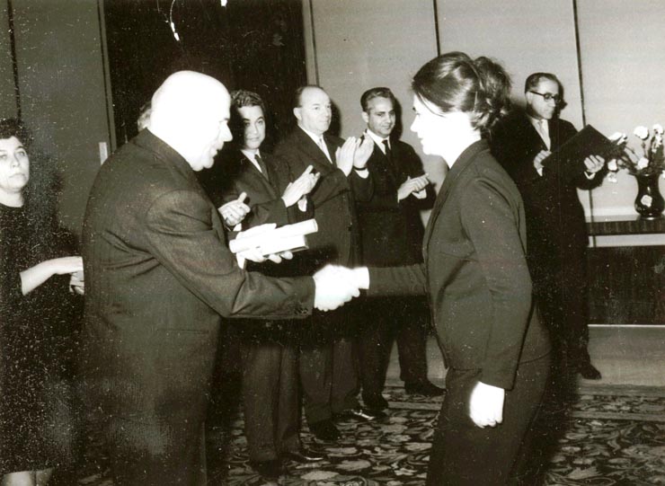 Înmânarea unor ordine ale R.S. România, pentru merite deosebite în construirea socialismului. (31 I 1967)