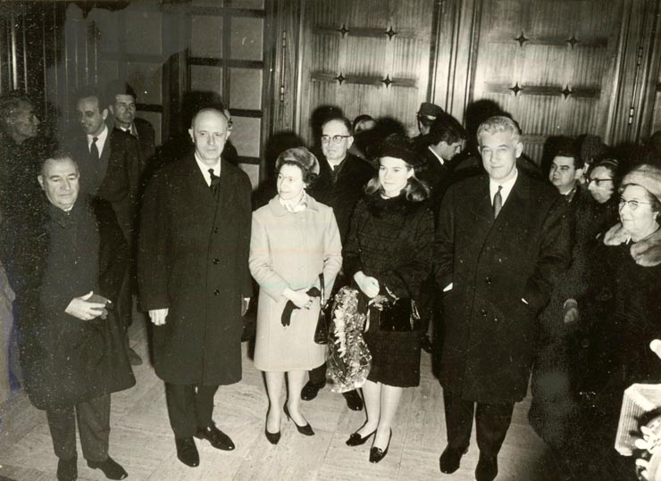 Aspect din timpul vizitei oficiale făcute de Corneliu Mănescu, ministrul afacerilor externe al R.S. România în Belgia. (4 – 14 II 1967)