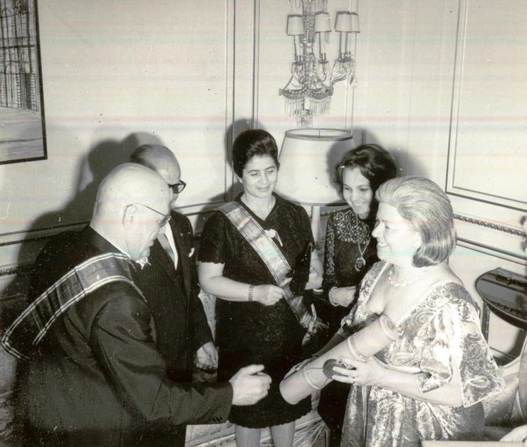 Aspect din timpul vizitei întreprinse în Tunisia de către Chivu Stoica, preşedintele Consiliului de Stat al R.S. România, la invitaţia preşedintelui Habib Burghiba(2 – 7 II 1967)