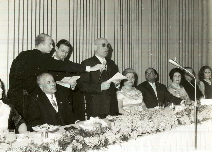 Aspect din timpul vizitei întreprinse în Tunisia de către Chivu Stoica, preşedintele Consiliului de Stat al R.S. România, la invitaţia preşedintelui Habib Burghiba(2 – 7 II 1967)