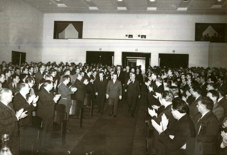 Şedinţă de lucru la Ministerul Căilor Ferate privind activitatea desfăşurată în transportul feroviar(9 – 10 II 1967)