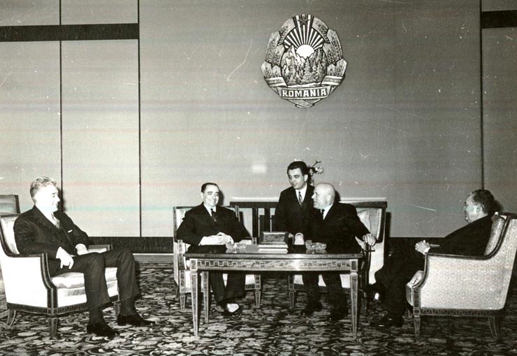 Prezentarea scrisorilor de acreditare de către ambasadorul Irakului în R.S.România, Muhsin Hussein al Habib.(1 III 1967)