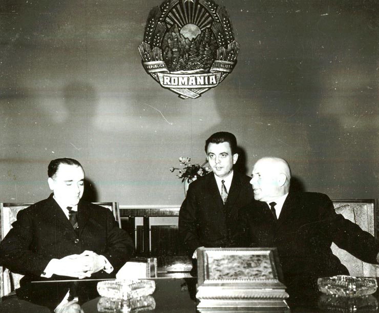 Prezentarea scrisorilor de acreditare de către ambasadorul Irakului în R.S.România, Muhsin Hussein al Habib.(1 III 1967)