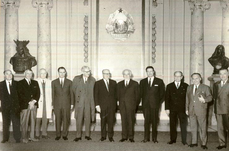 Delegaţia Partidului Socialist Francez (S.F.I.O.) a fost primită la palatul Marii Adunări Naţionale.(30 IV 1967)