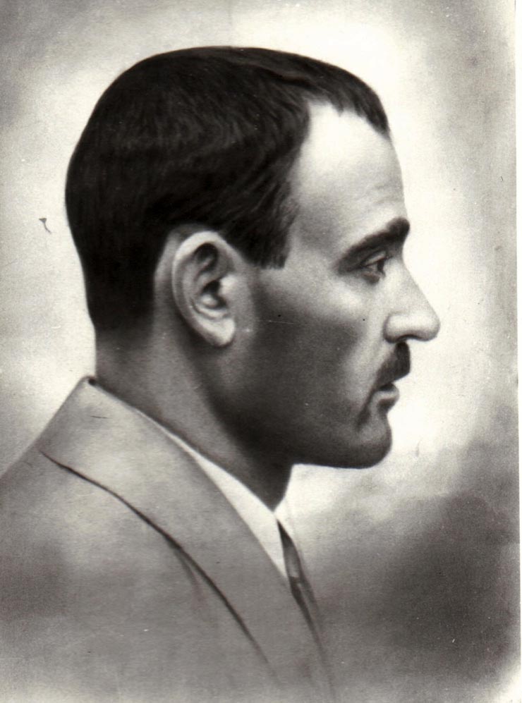 Fotografie reprezentând pe Gheorghe Gheorghiu-Dej după arestarea sa din februarie 1933 (1933).