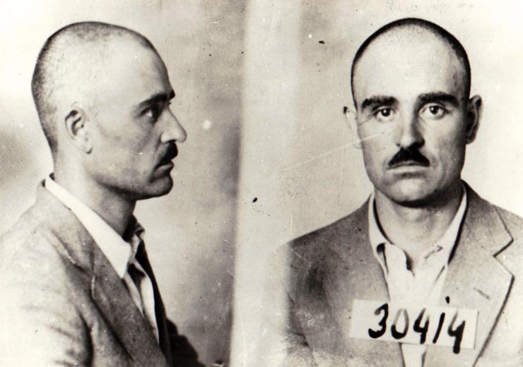 Portret al lui Gheorghe Gheorghiu-Dej (faţă şiu profil) (1933).