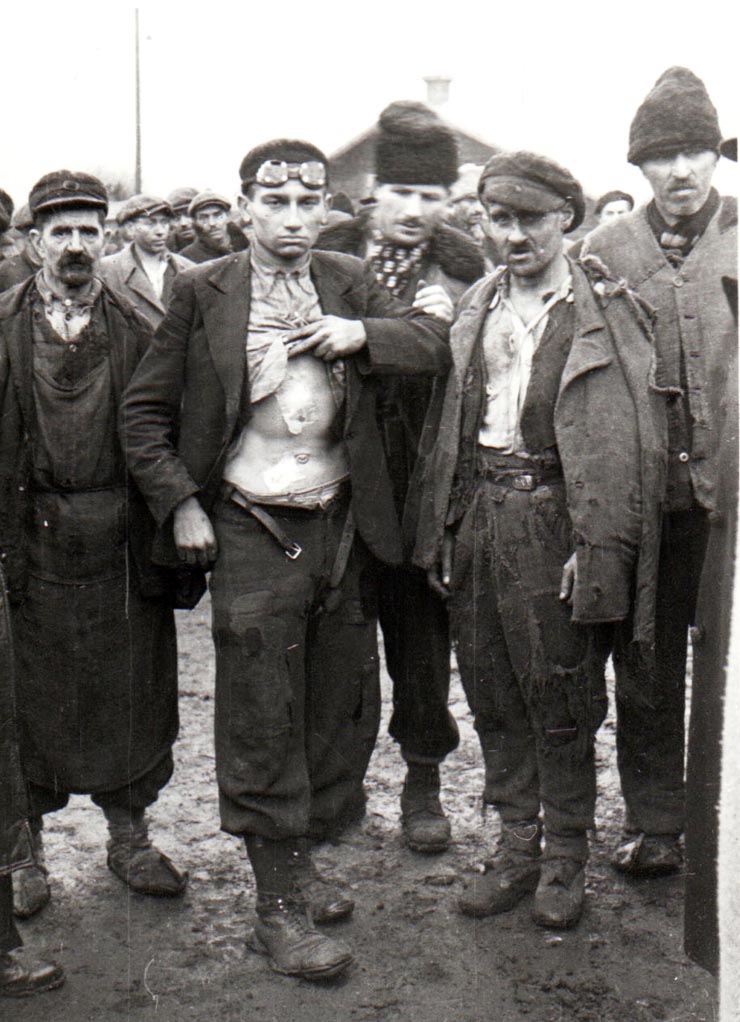Muncitor minier schingiuit de către comandantul militar al Văii Jiului (1944 noiembrie 23).