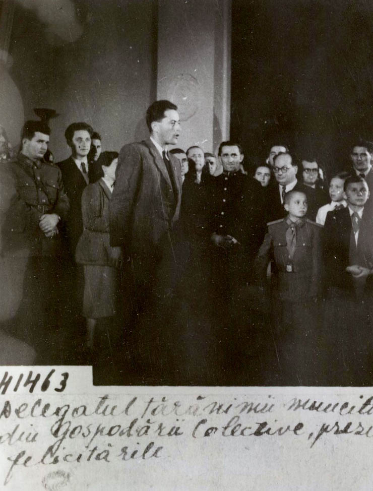 Aspecte de la festivitatea prilejuită de cea de a 50-a aniversare a naşterii lui Gheorghe Gheorghiu-Dej. Bucureşti, 8 noiembrie 1951. (8 nov. 1951)