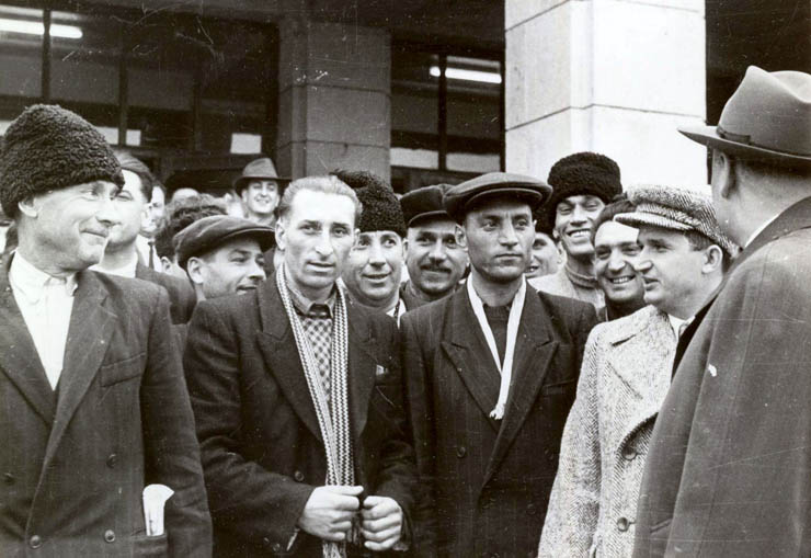 Constanţa, 3 aprilie 1958. Aspecte de la Consfătuirea de ţară a ţăranilor şi lucrătorilor din sectorul socialist al agriculturii. (3 aprilie 1958)