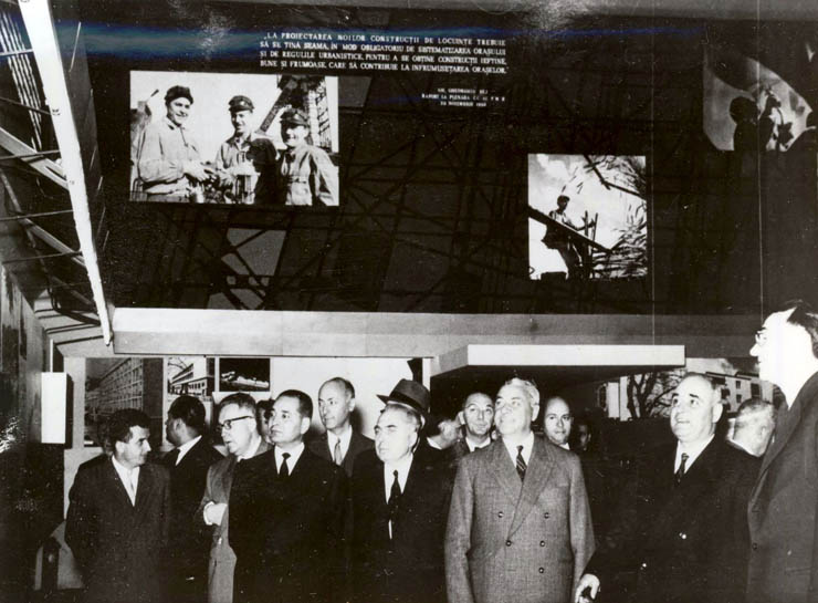 Bucureşti, 9 mai 1961. Nicolae Ceauşescu la masa organizată cu prilejul aniversării a 40 de ani de la crearea P.C.R. (9 mai 1961)