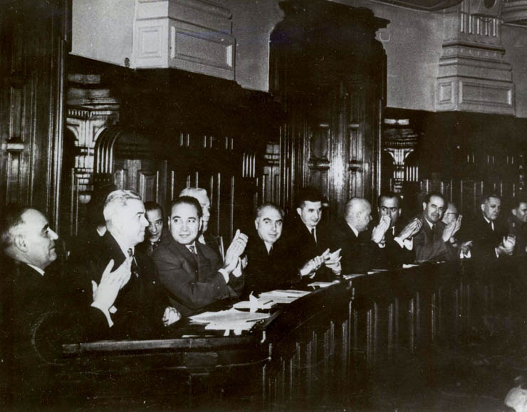 Decembrie 1961. Aspecte de la cea de a 12-a sesiune a Marii Adunări Naţionale. (Palatul M.A.N.) (dec.1961)