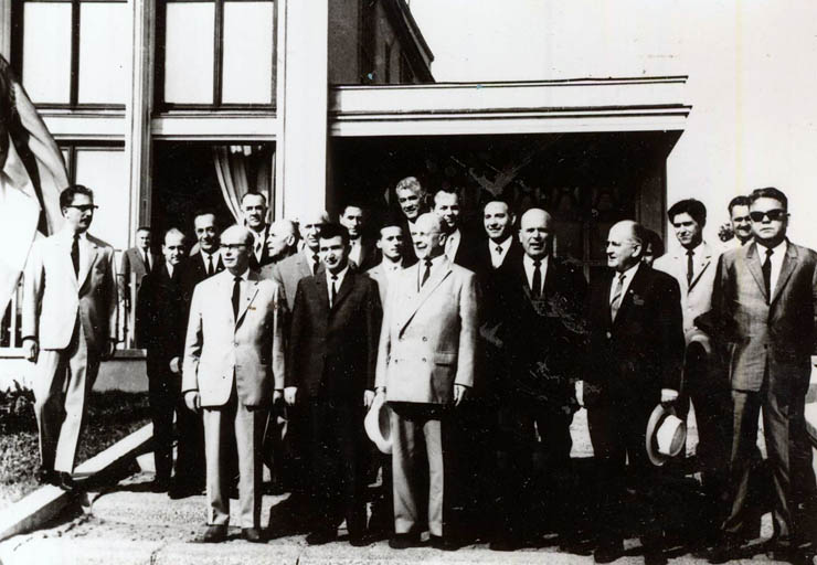 Vizita în România a unei delegaţii din R.D.G. condusă de Woller Ulbricht. (1965)