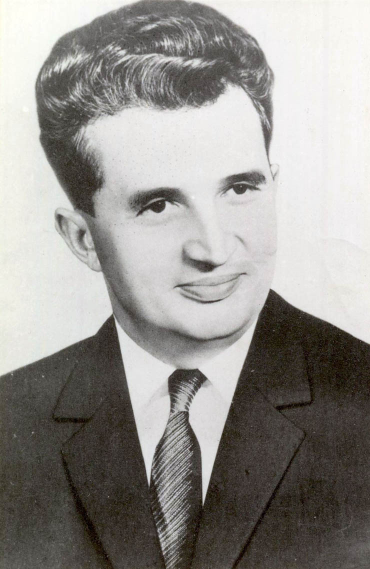 Portret Nicolae Ceauşescu.