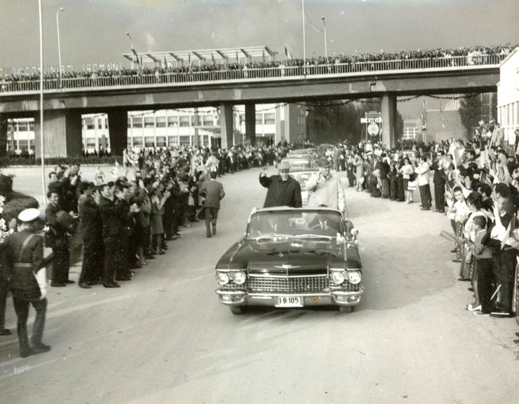 Aspecte din timpul vizitei conducătorilor de partid şi de stat în regiunea Ploieşti, oraşul Ploieşti. (11-13 mai 1967) 
