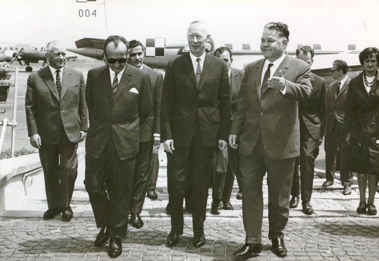 Aspecte de la sosirea vicepreşedintelui Consiliului de Miniştri al Poloniei, Zenon Novak. (7 iunie 1967)